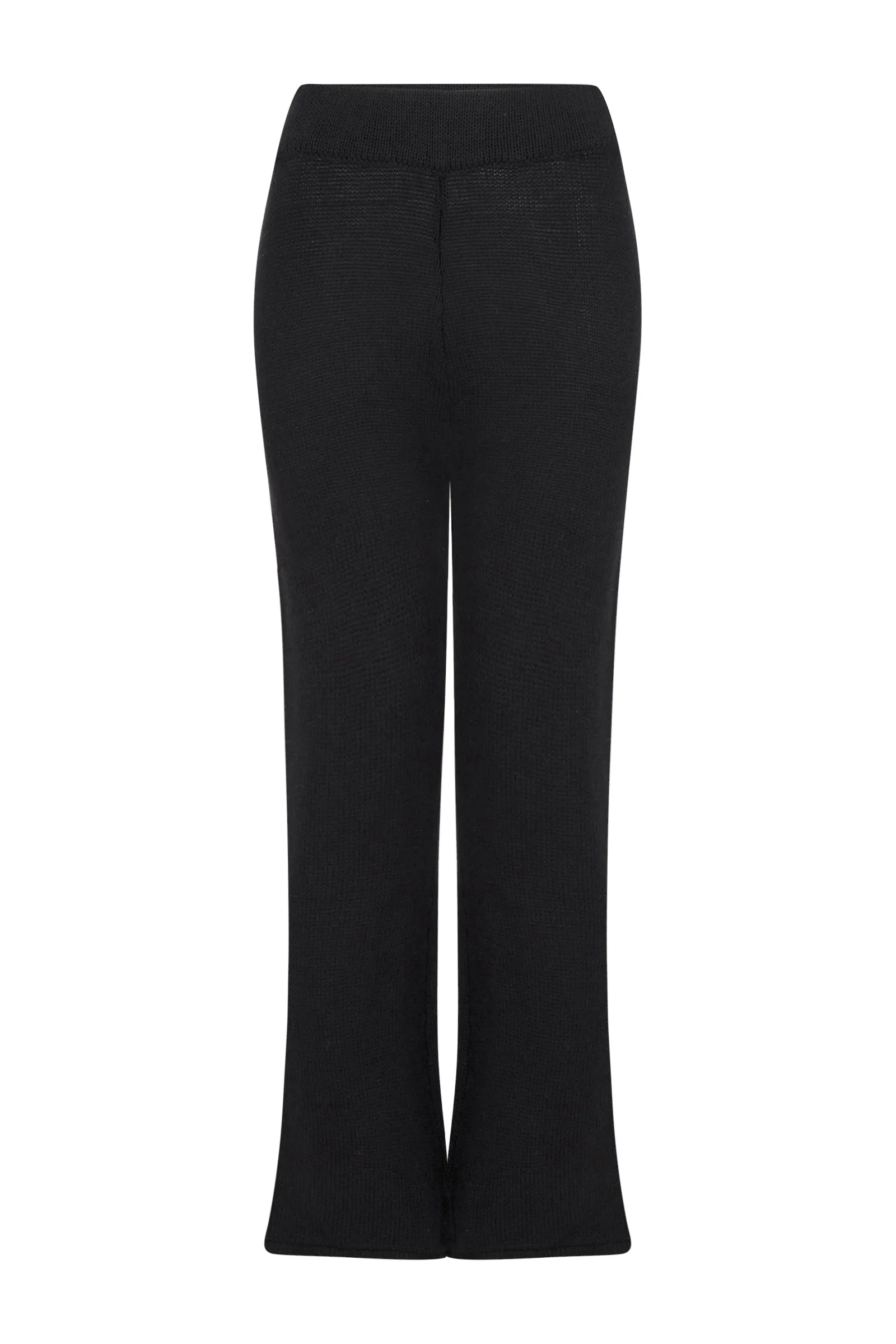 FREE TO FLOW KNIT PANT - BLACK
