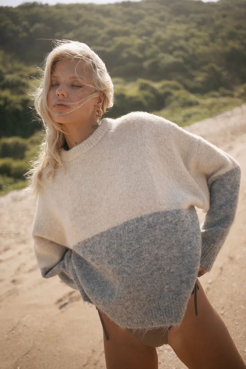 GENTLE PATHS KNIT JUMPER - GREY