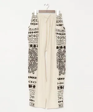 Geom Pattern Harem Pants