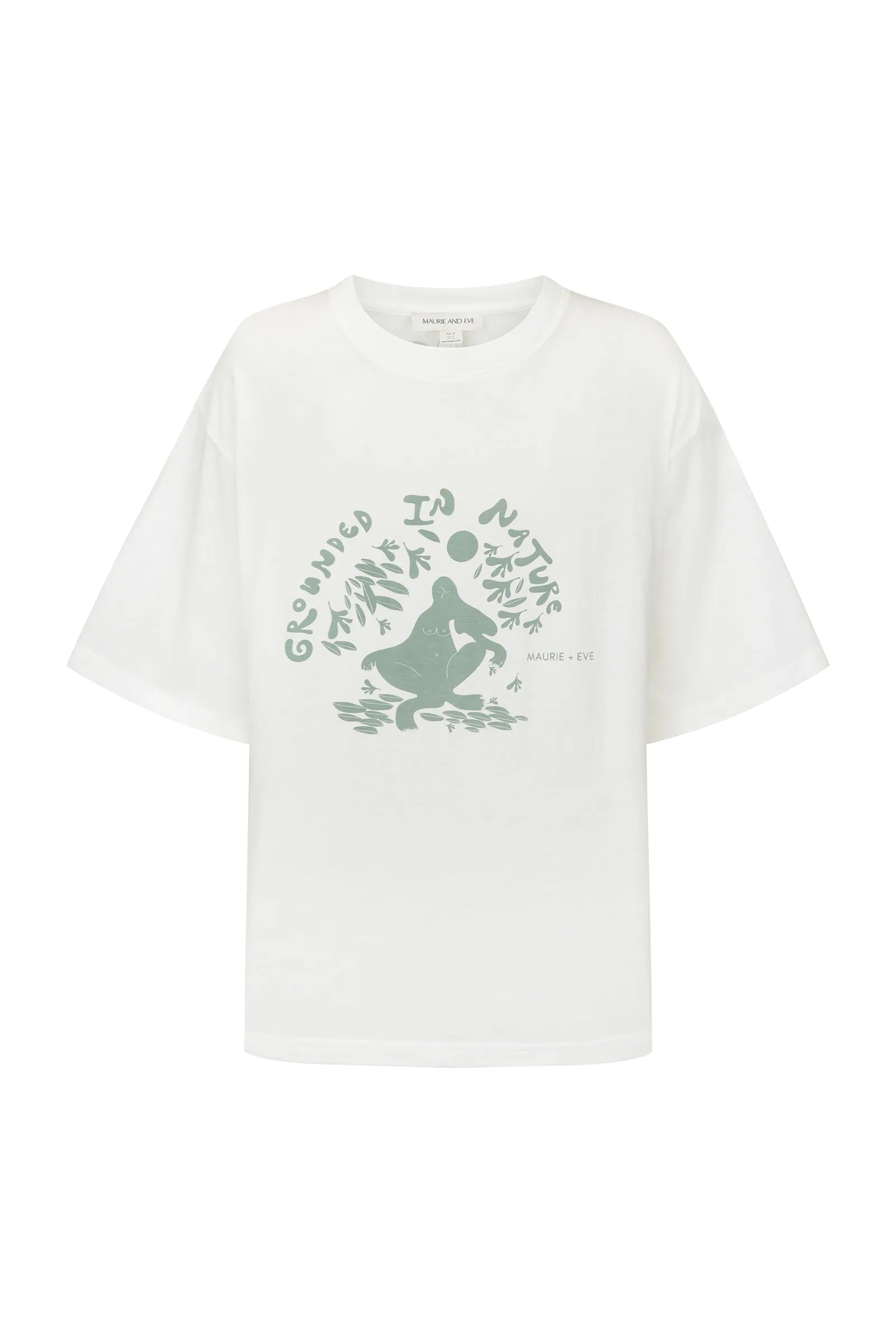 GROUNDED EARTH ORGANIC TEE - SAGE