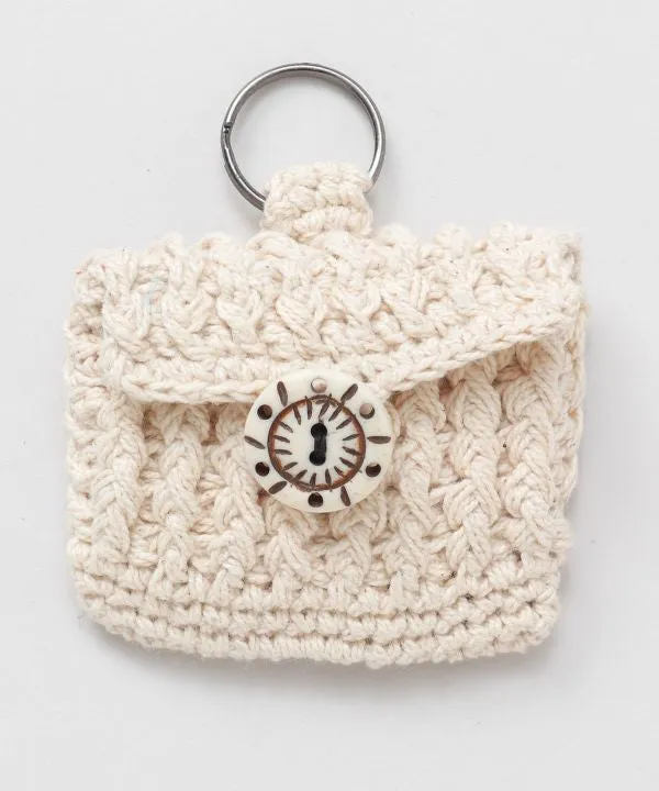 Hand Crochet Gradient Mini Pouch