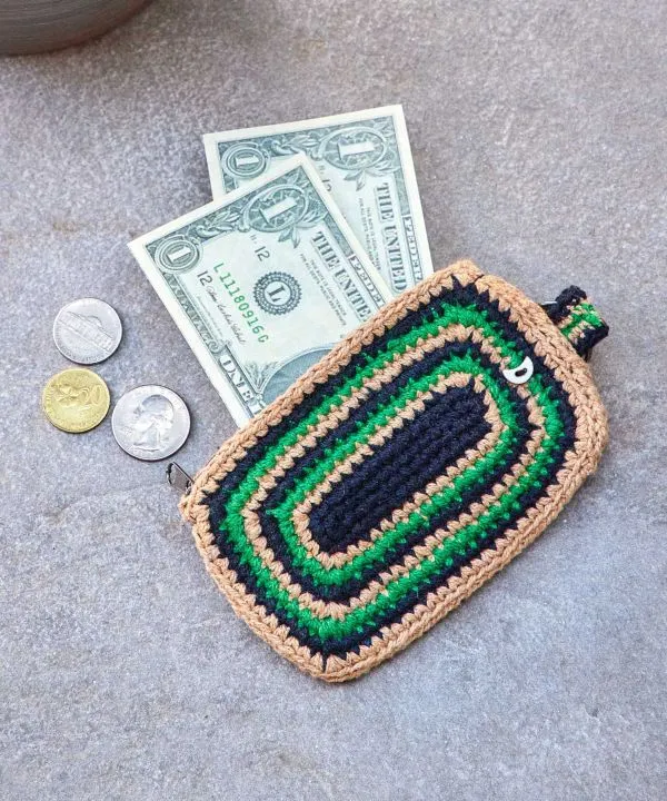 Hand Knitted Pouch