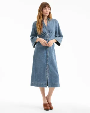 Haydon Denim Midi Shirtdress
