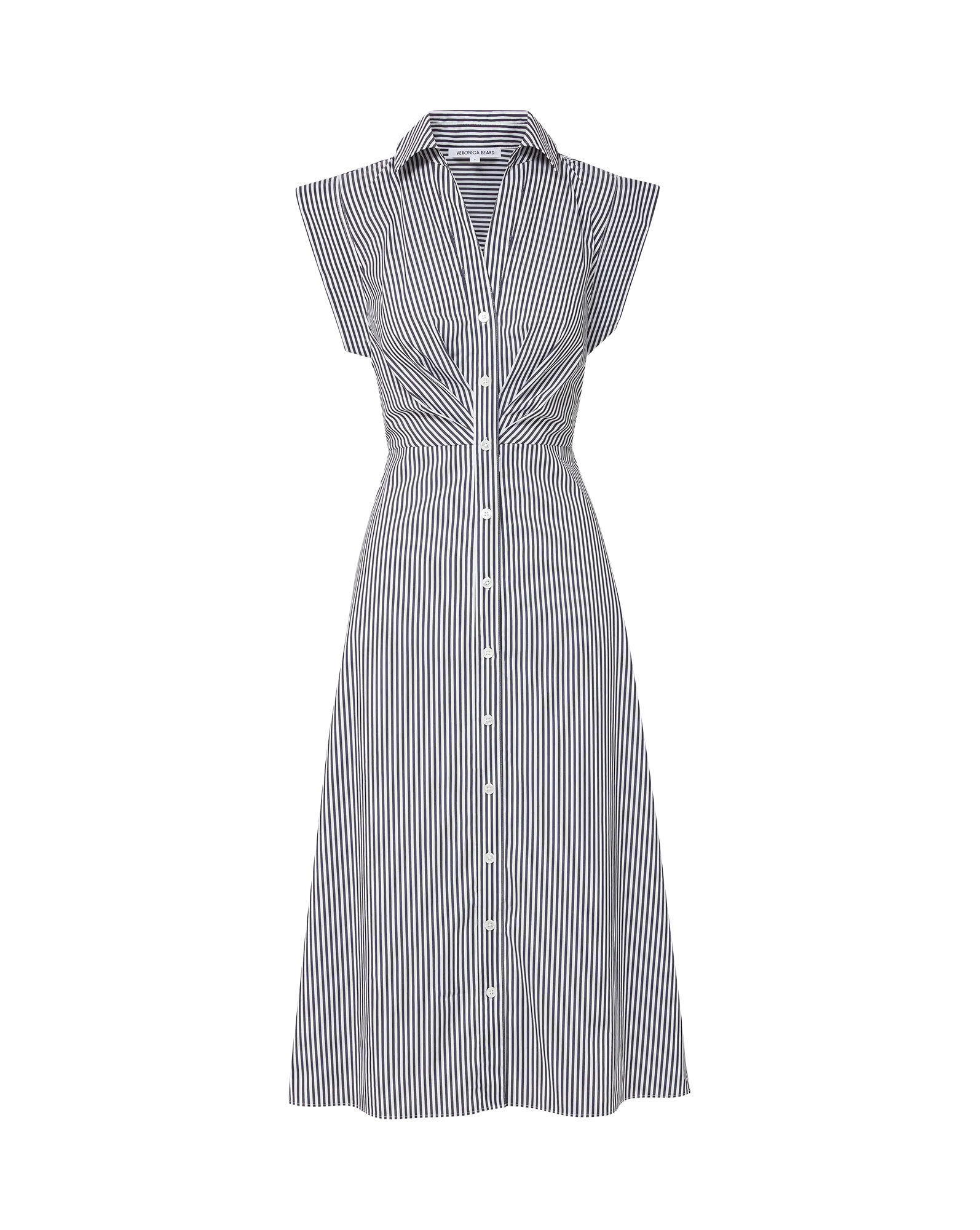 Haydon Striped Midi Shirtdress