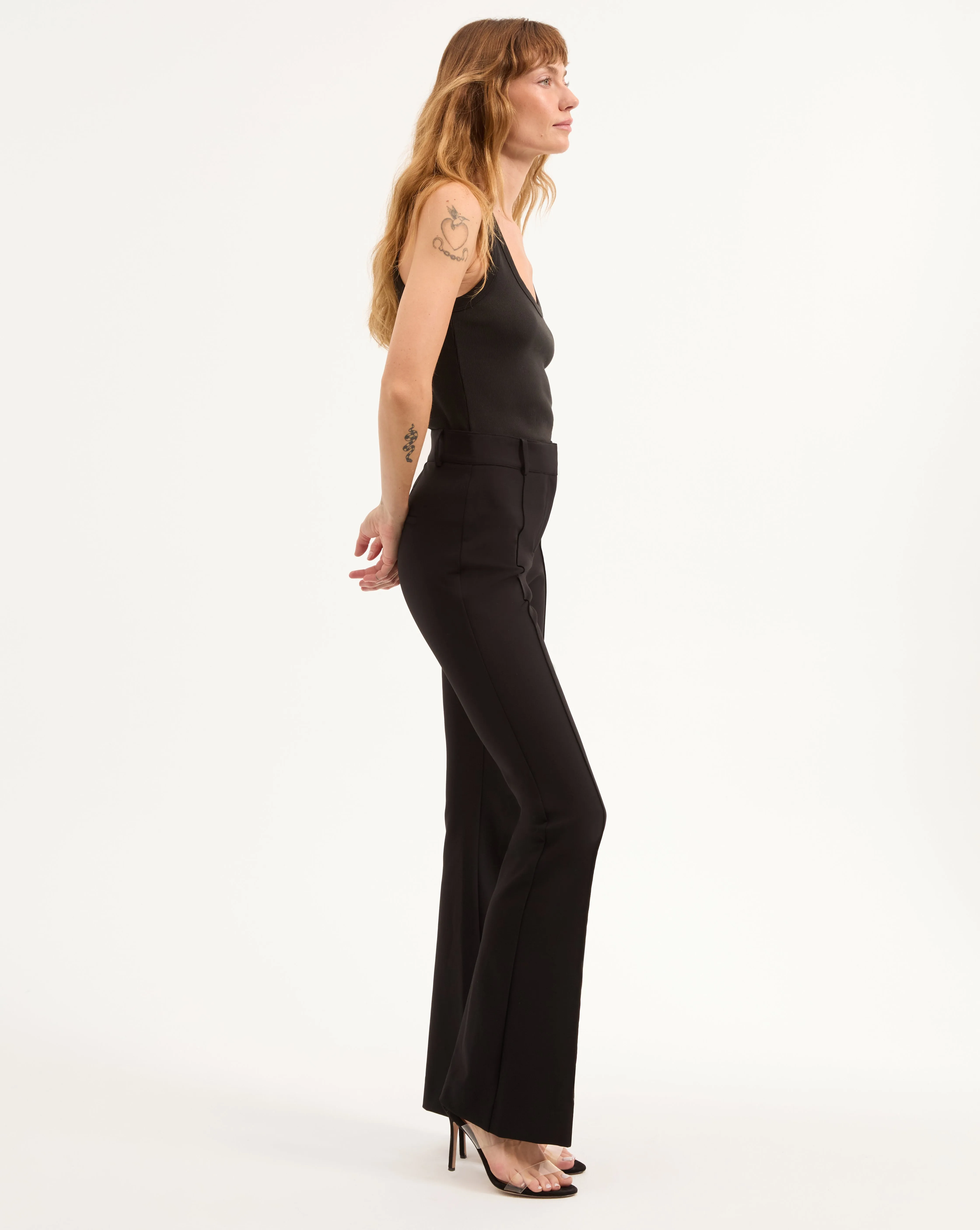 Hibiscus Slim-Flare Pant