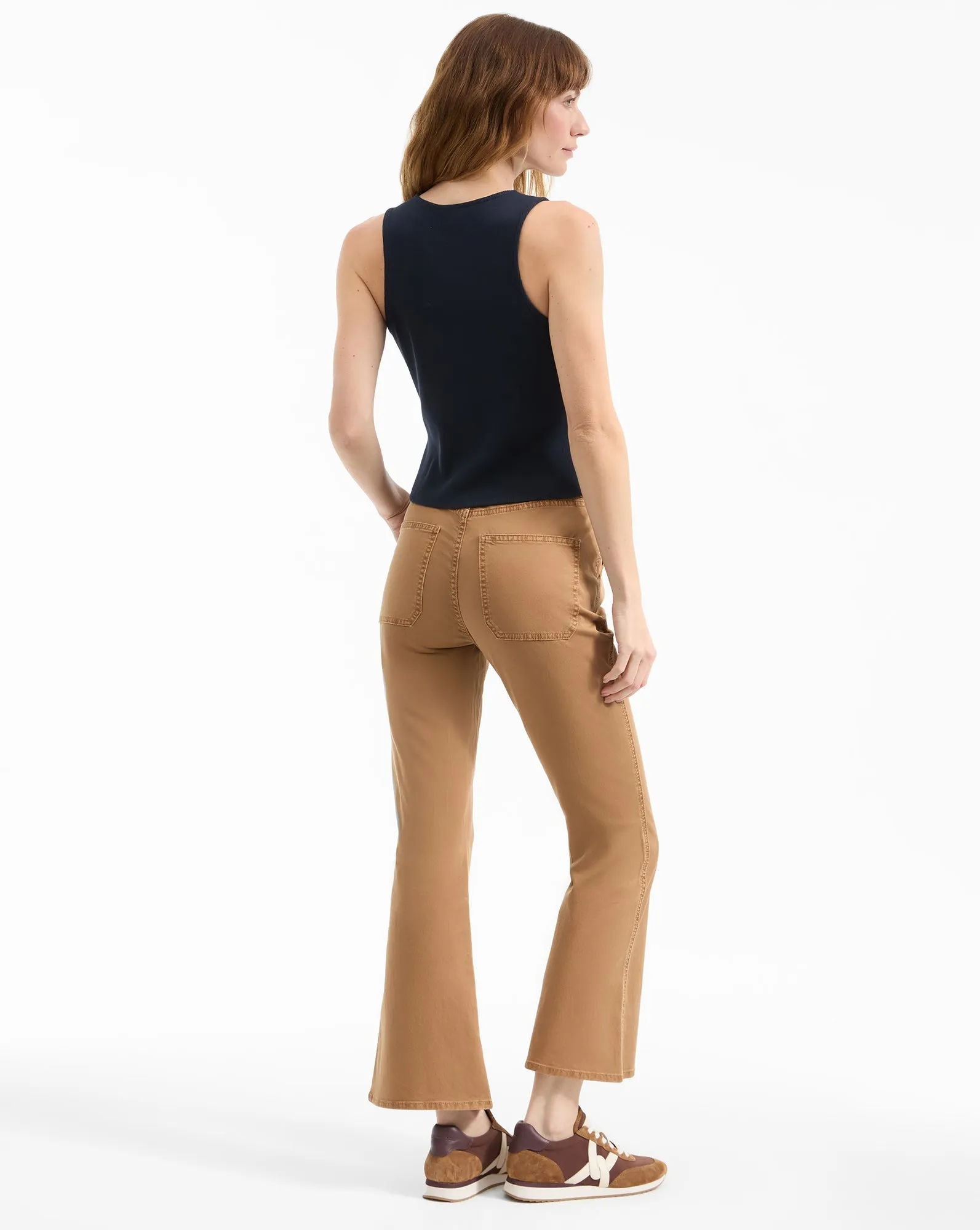 Hoorne Button-Down Tank Top