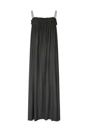 IN HARMONY MIDI DRESS - CHARCOAL