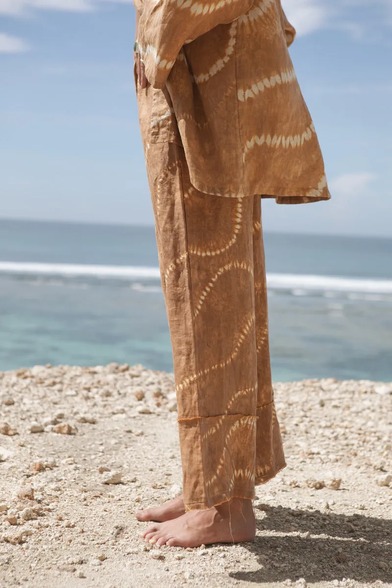 IN WONDER TIEDYE PANT - TAN