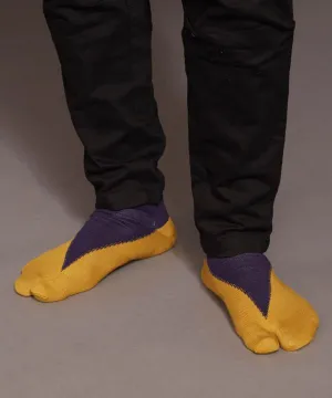 Japanese Bi Color TABI Socks 25-28cm