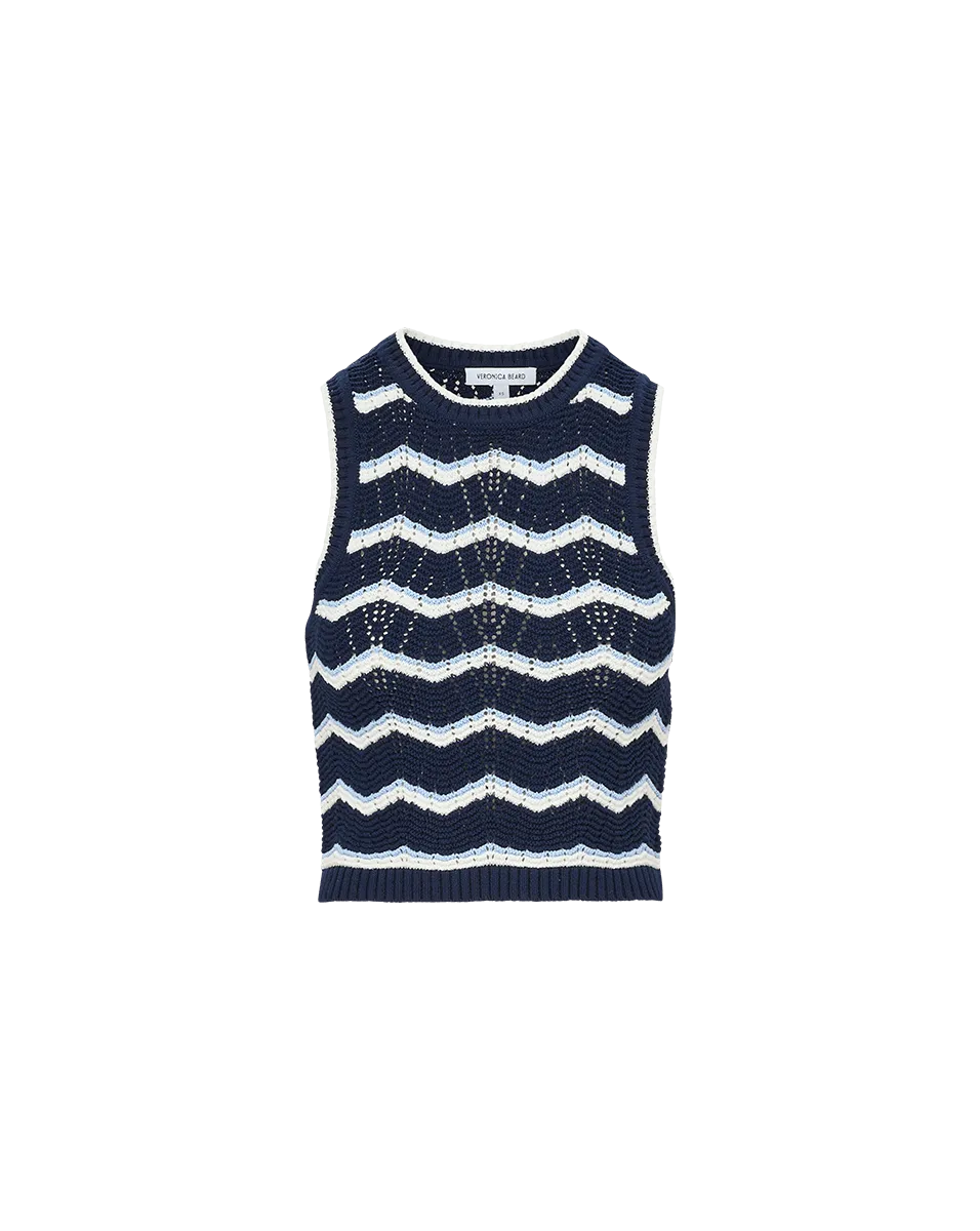 Jerrel Cropped Knit Tank Top