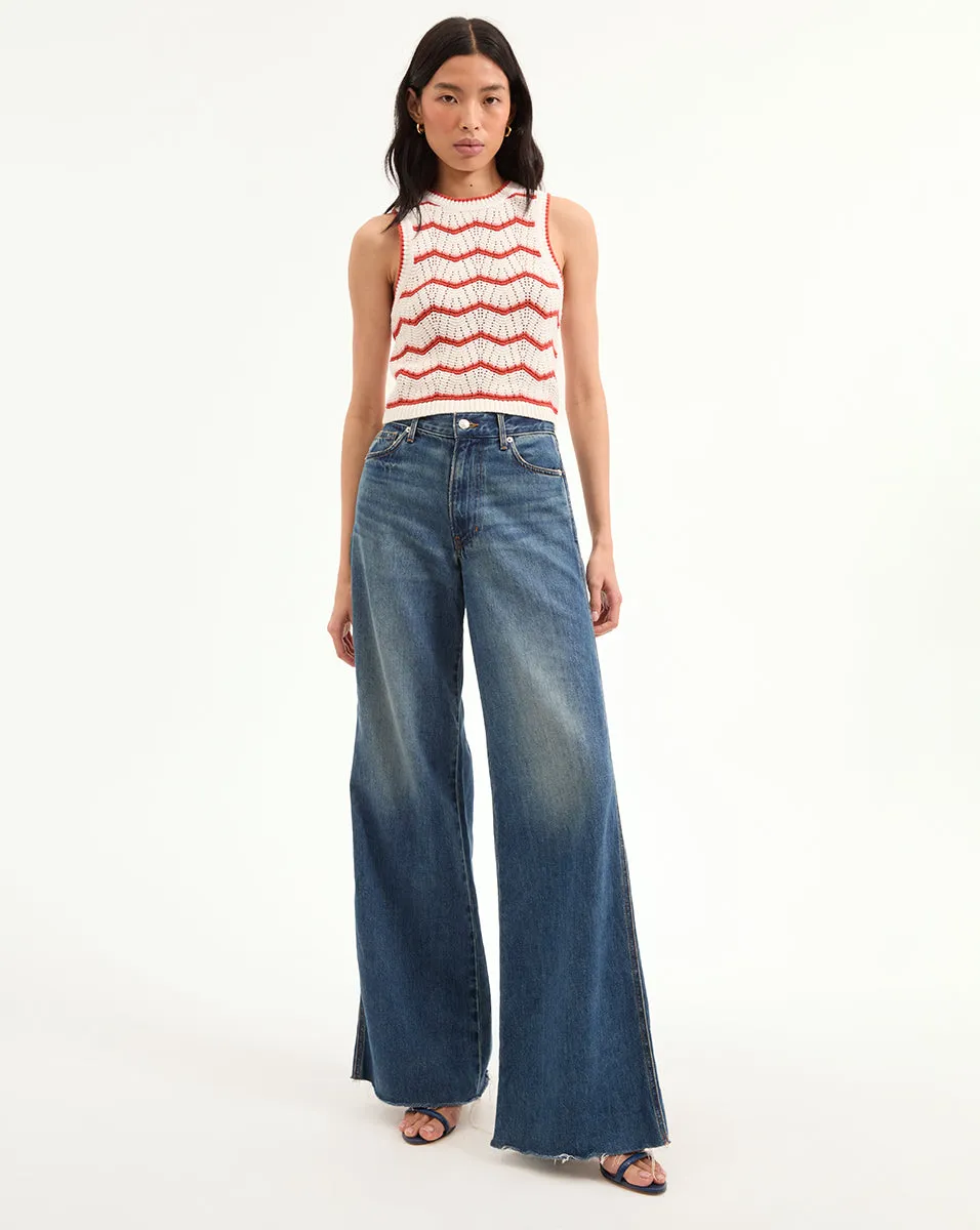 Jerrel Cropped Knit Tank Top