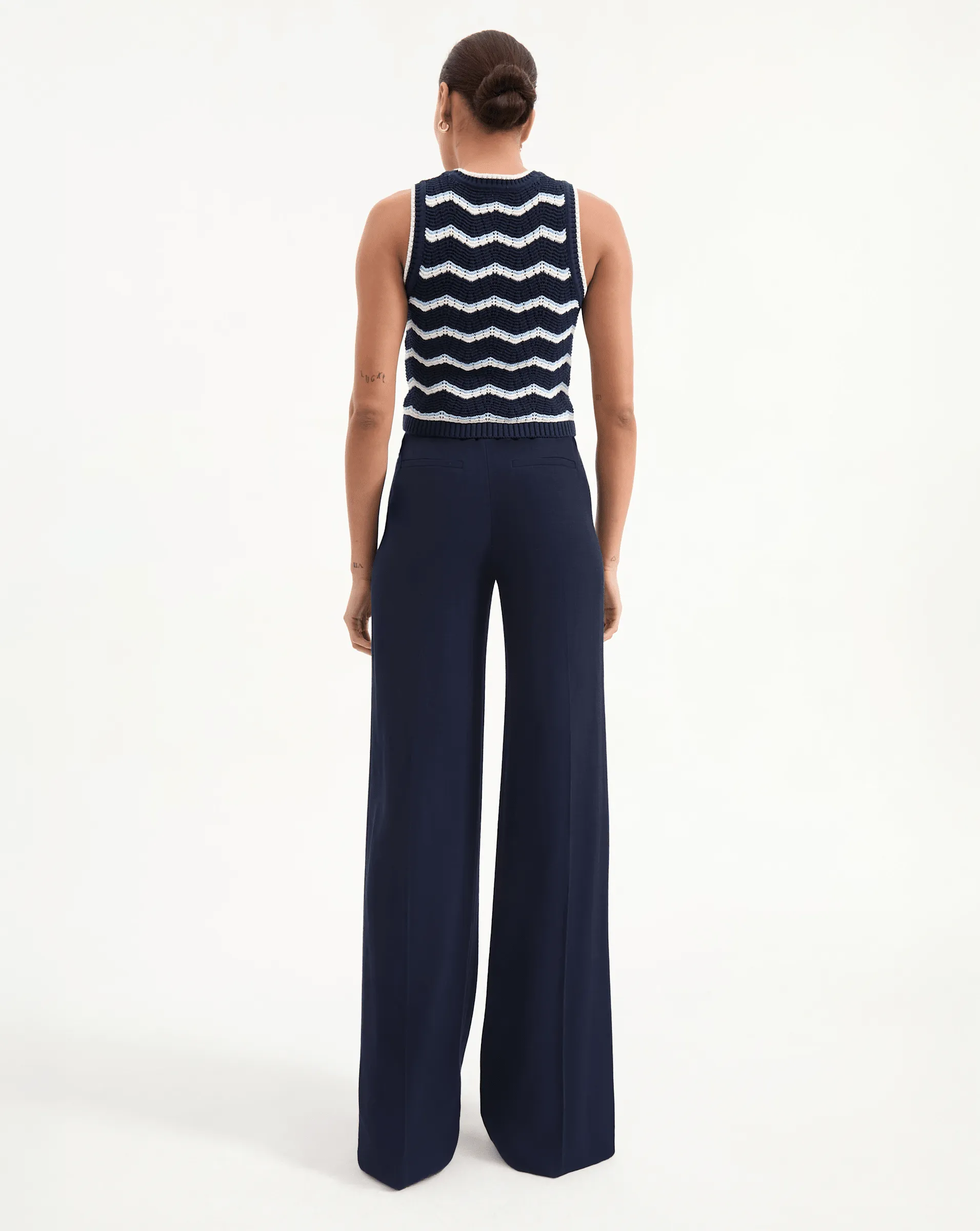 Jerrel Cropped Knit Tank Top