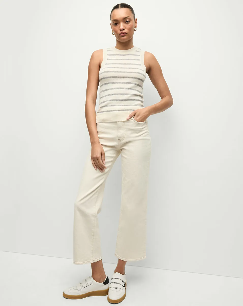 Jerrel Striped Cashmere Tank