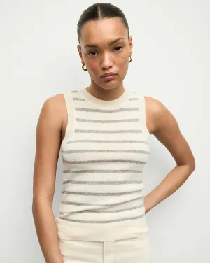 Jerrel Striped Cashmere Tank