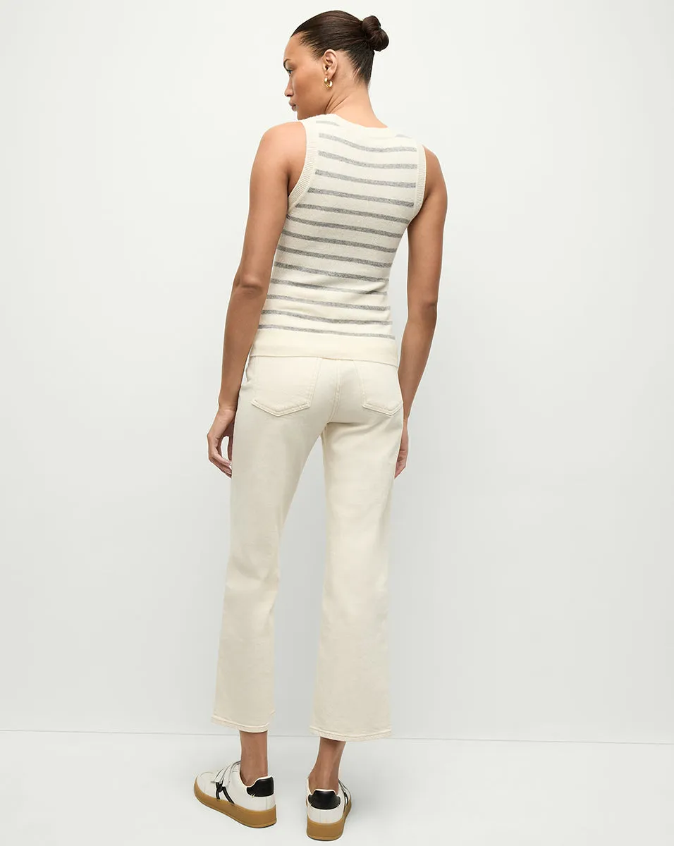 Jerrel Striped Cashmere Tank