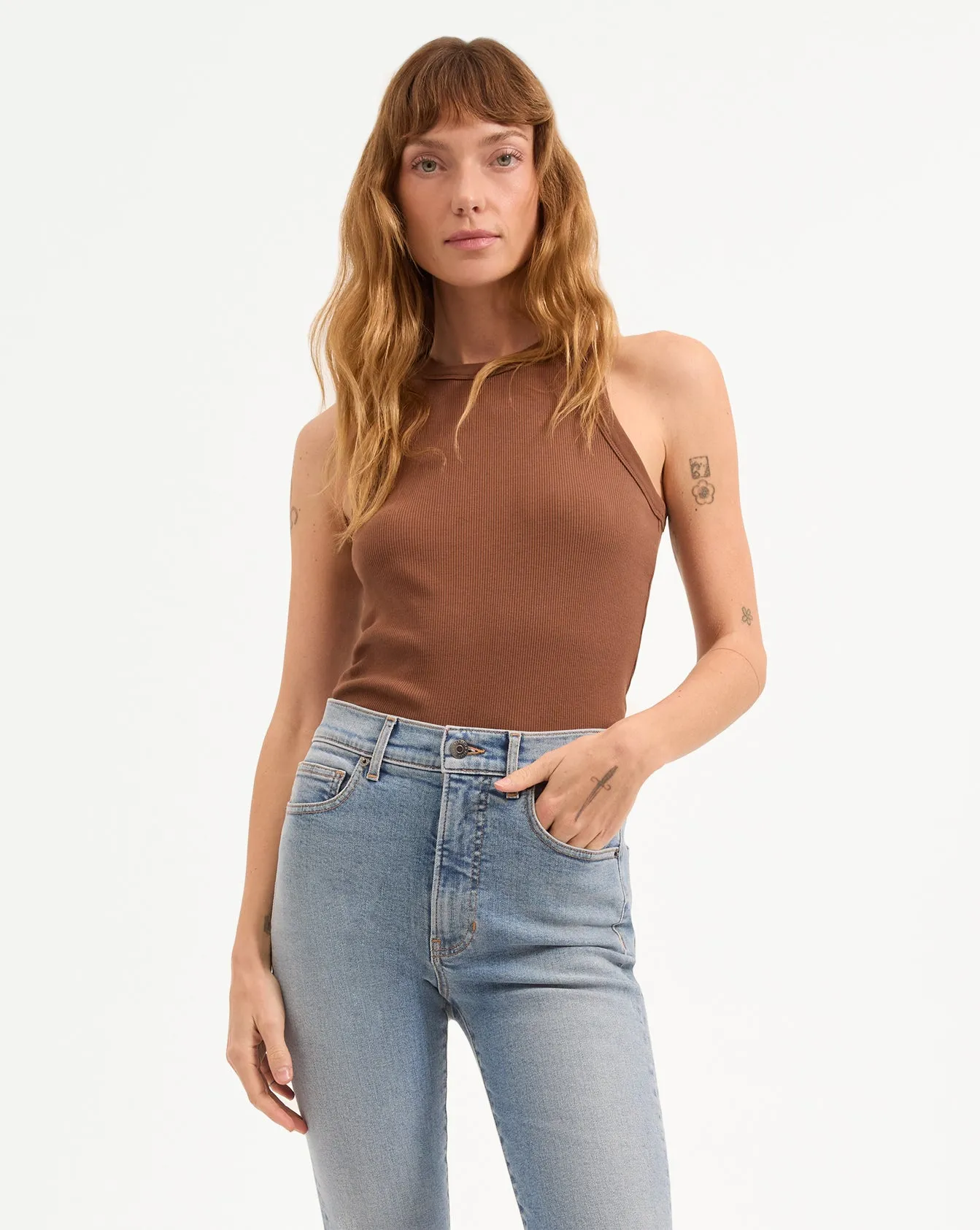 Jordyn Cropped Tank Top