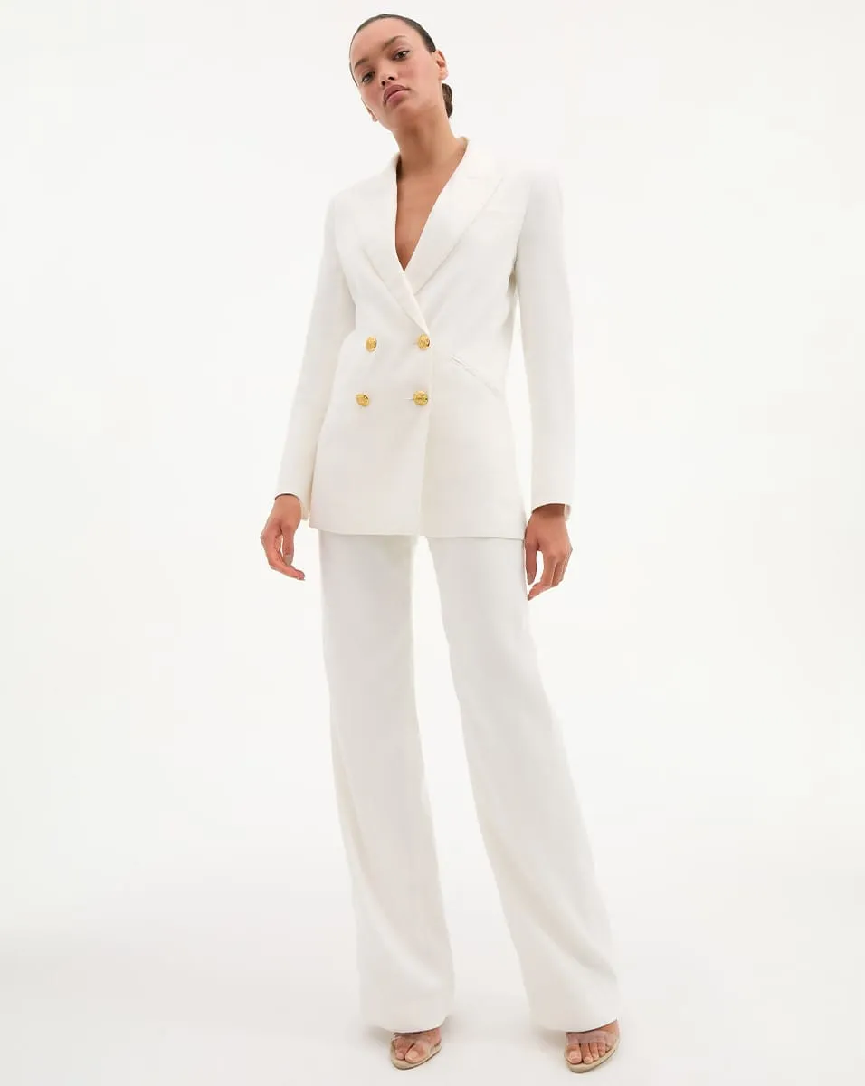 Jude Linen Wide-Leg Pant