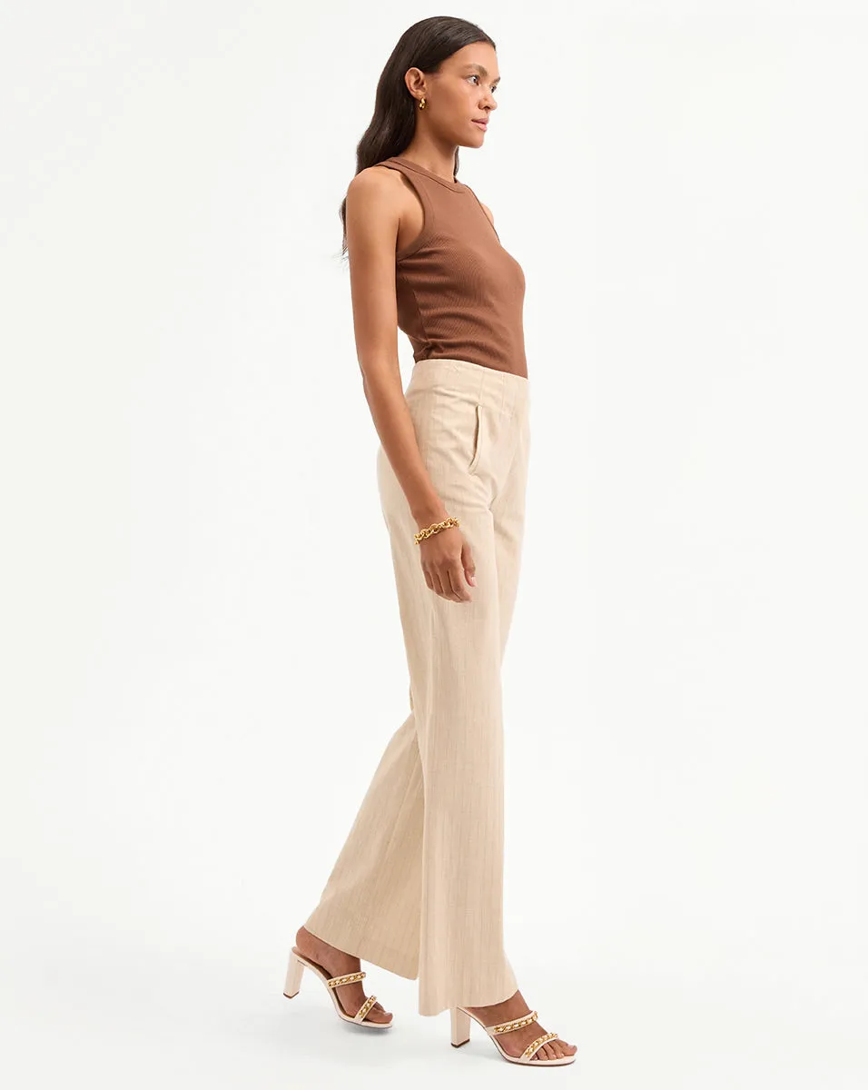 Jude Metallic Pinstripe Pant