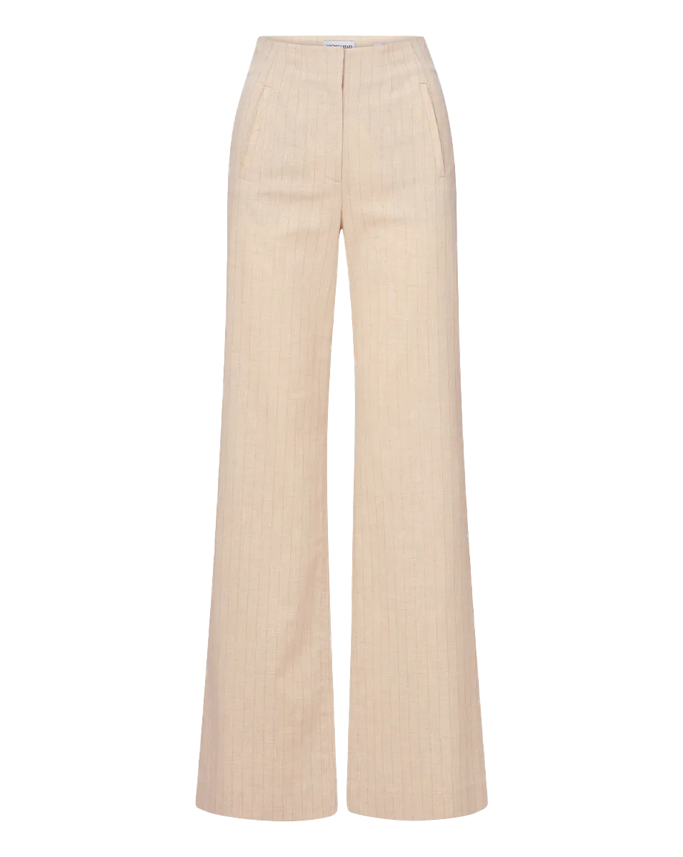 Jude Metallic Pinstripe Pant
