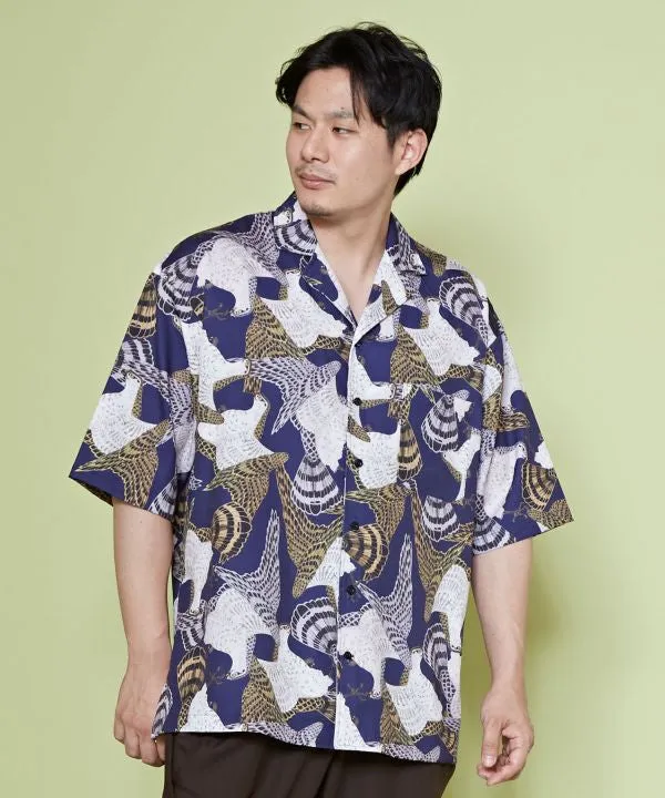 JUYORI - Men's Open Collar Shirt