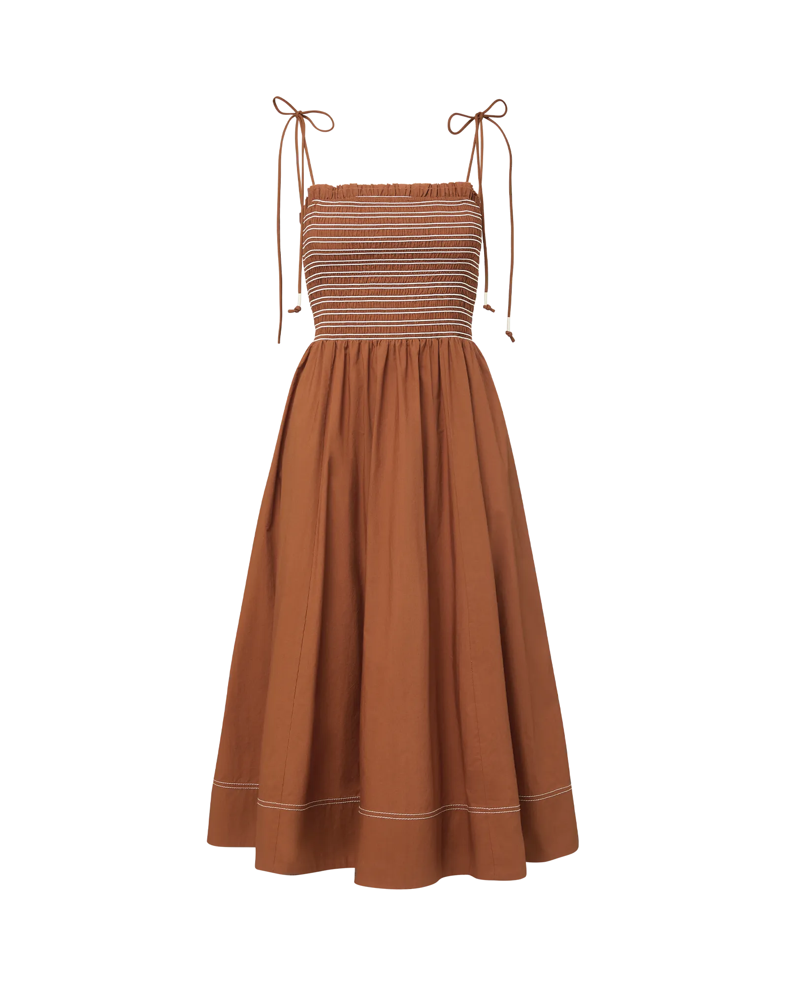 Kaela Smocked Midi Dress