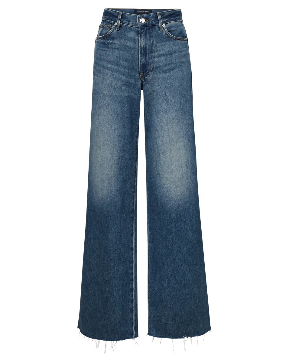 Kasey Mid Rise Wide-Leg Jean