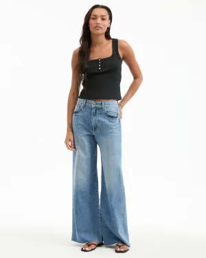 Kasey Mid Rise Wide-Leg Jean