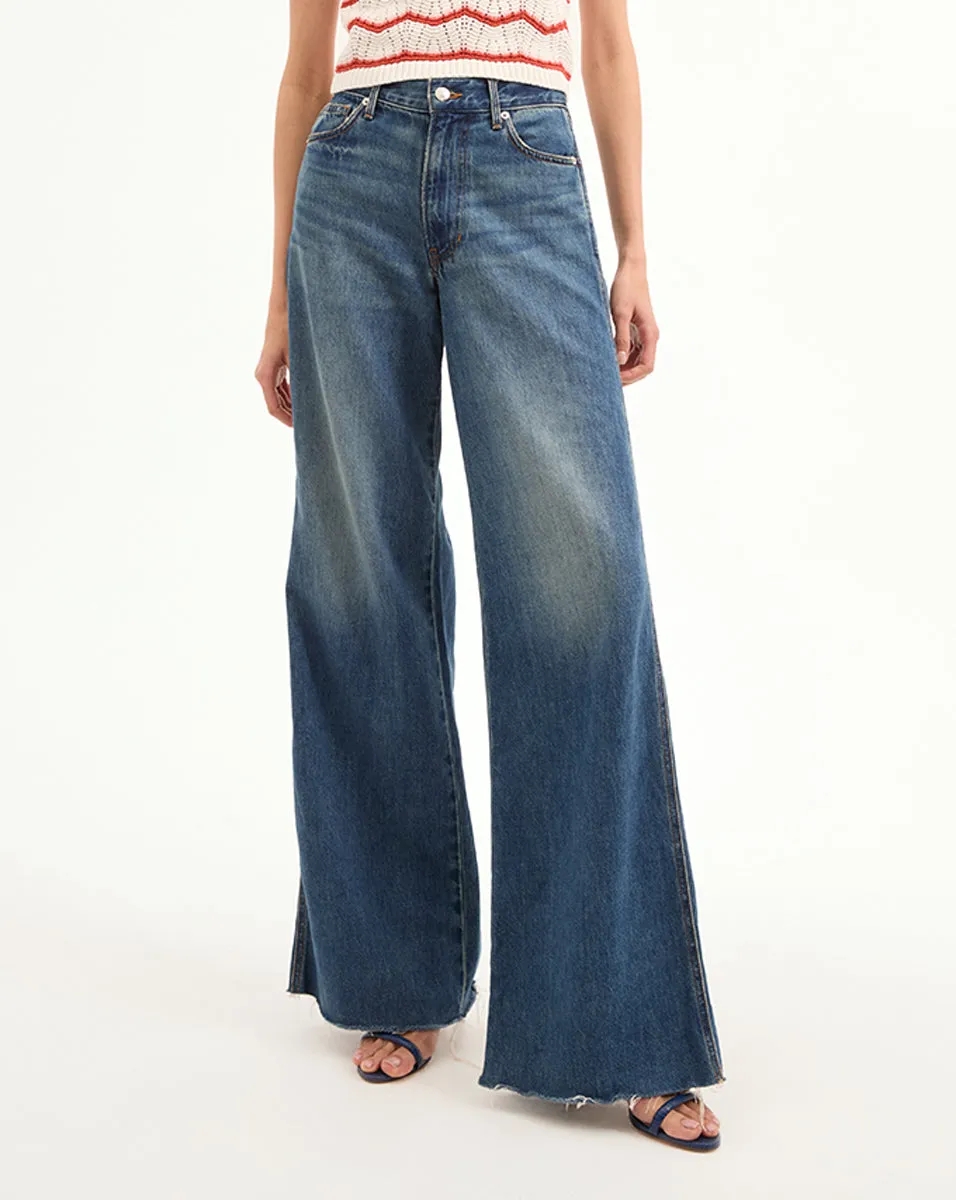 Kasey Mid Rise Wide-Leg Jean