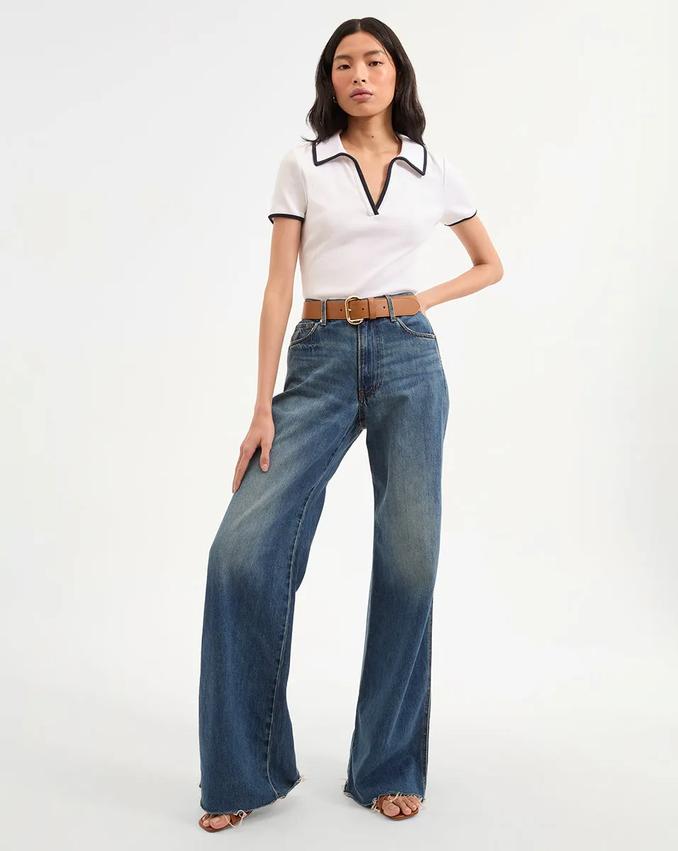 Kearney Polo Tee With Contrast Piping
