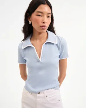 Kearney Polo Tee With Contrast Piping