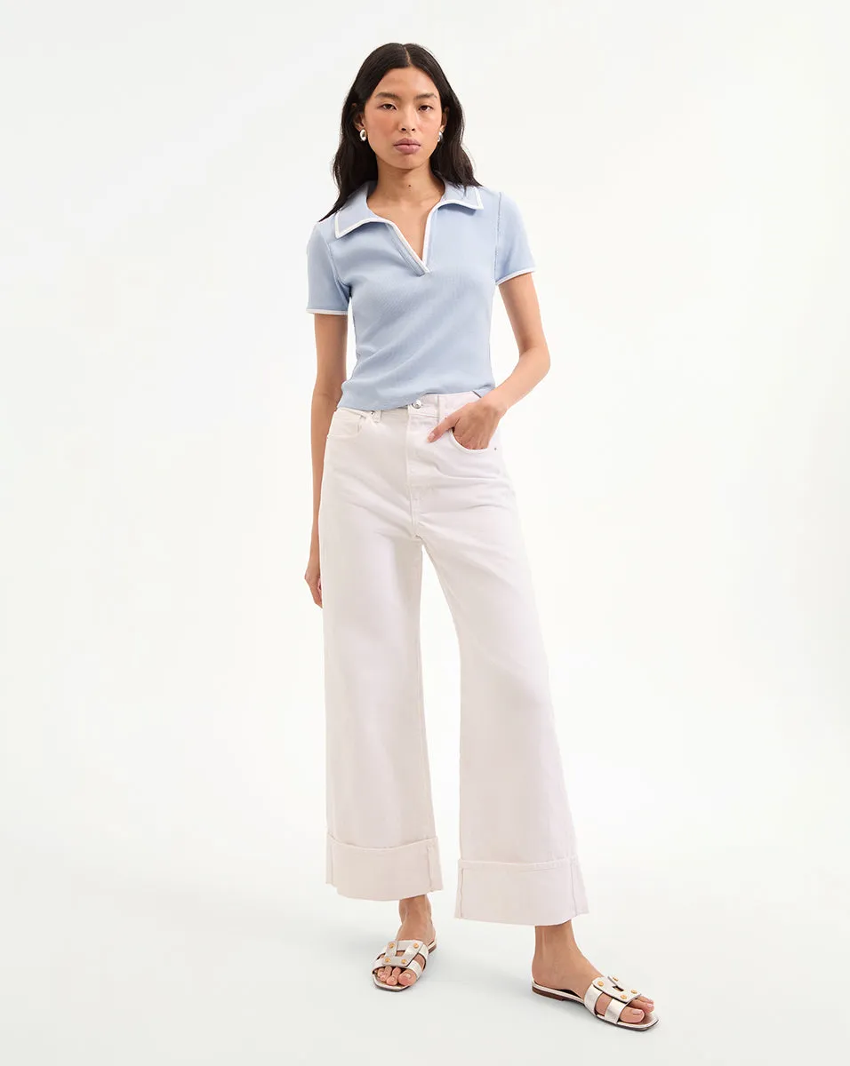 Kearney Polo Tee With Contrast Piping