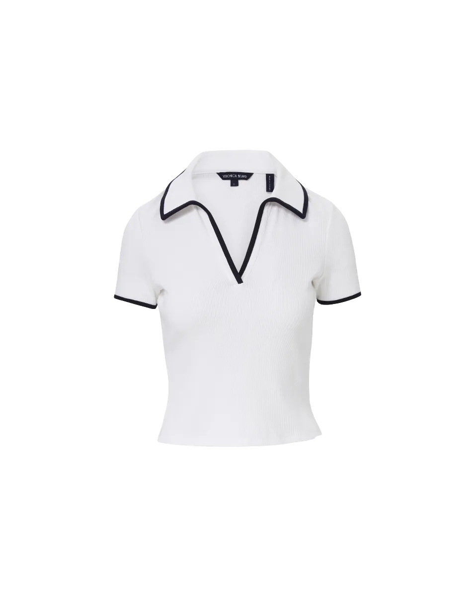 Kearney Polo Tee With Contrast Piping