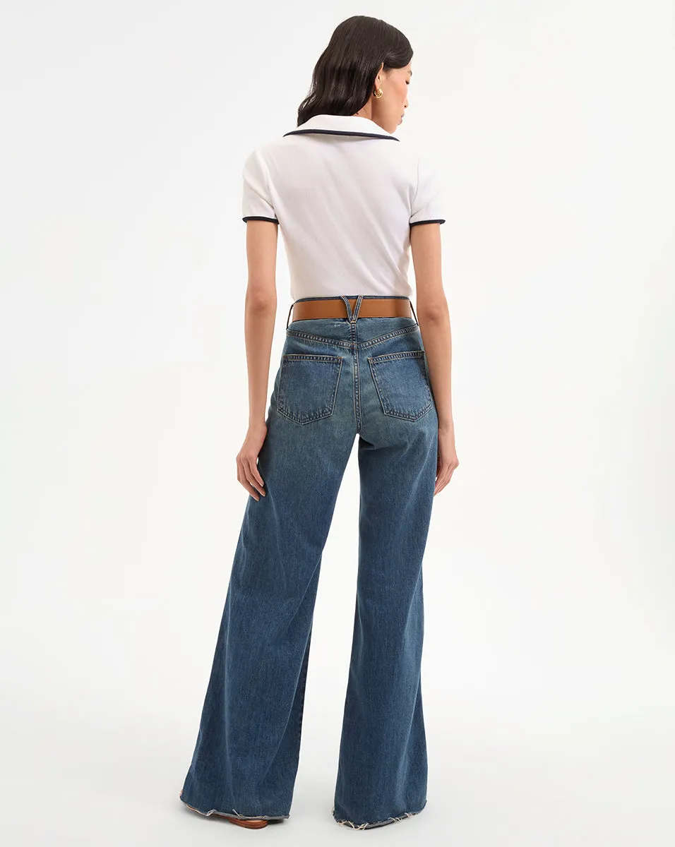 Kearney Polo Tee With Contrast Piping