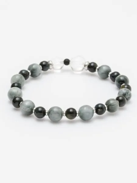 KOKORODO - 8mm White Tiger Eye Bracelet