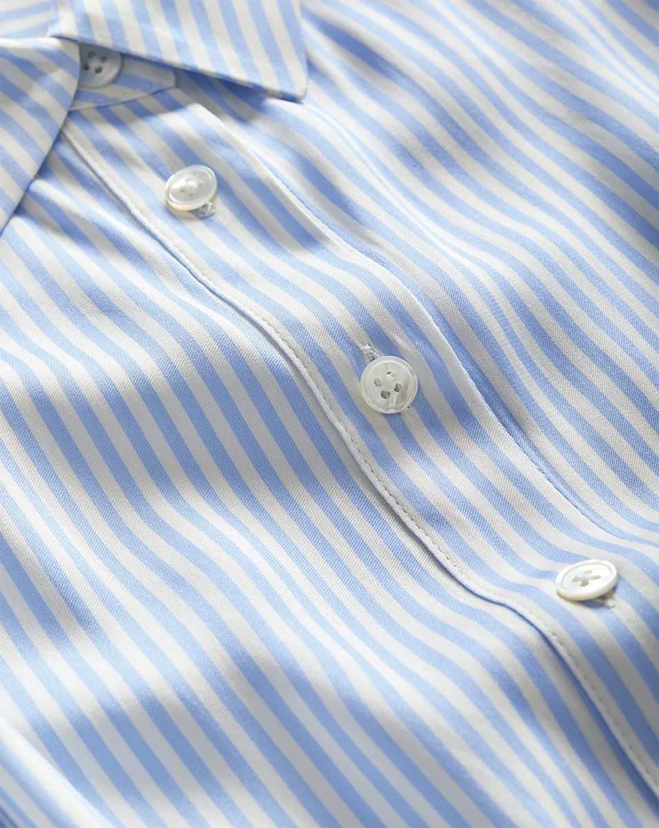 Lex Silk Midi Shirtdress