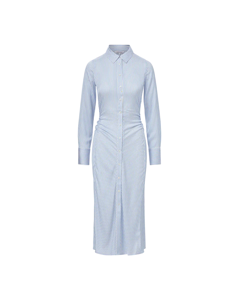 Lex Silk Midi Shirtdress