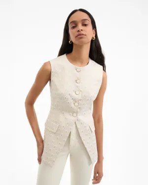 Lois Gold-Print Vest