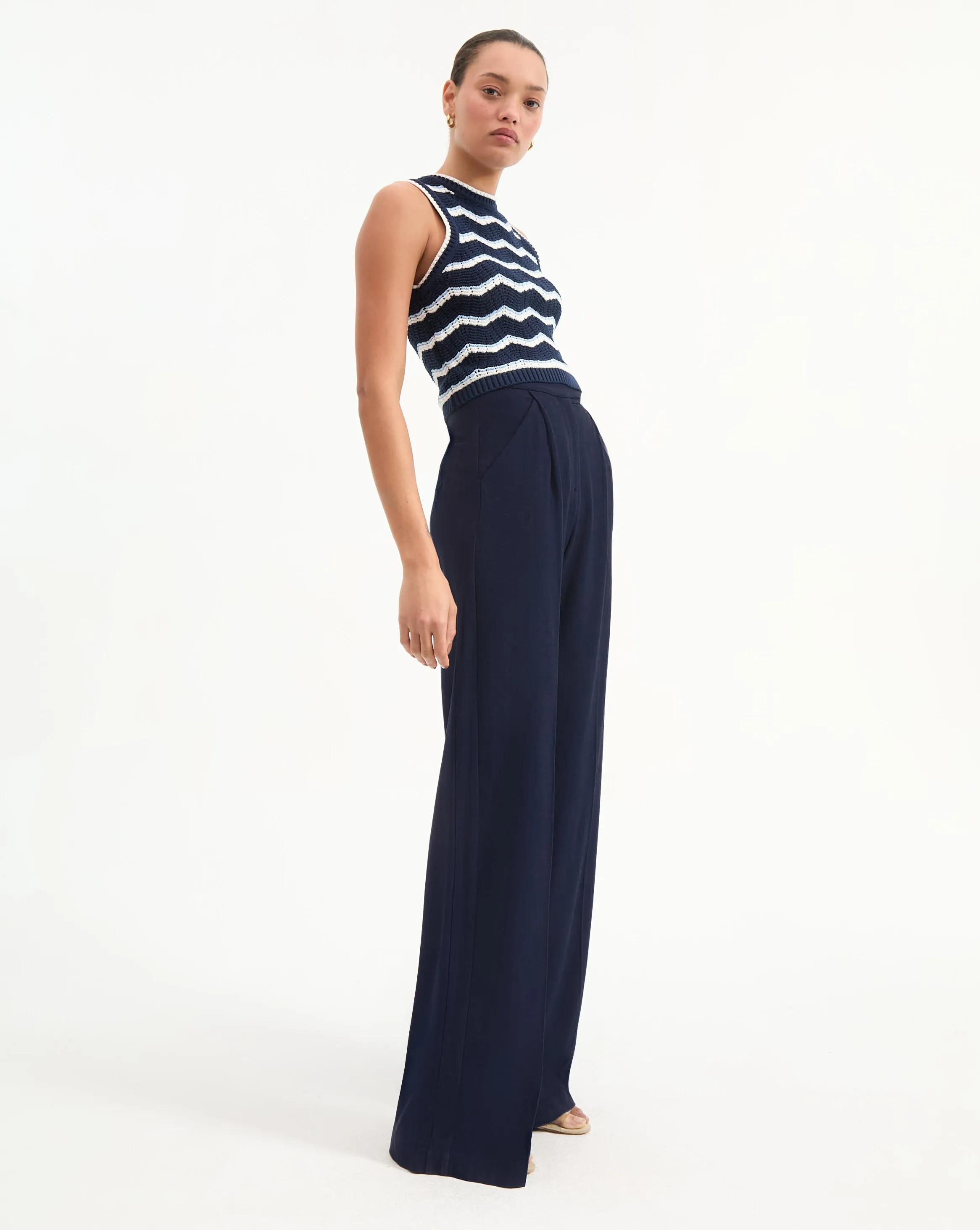 Marbeau Wide-Leg Pant
