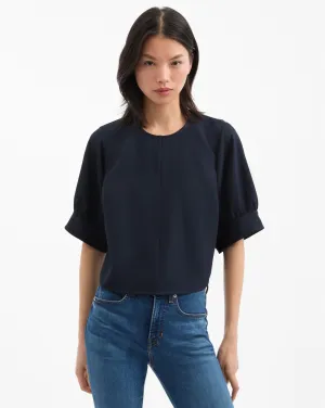 Margaret Balloon-Sleeve Blouse
