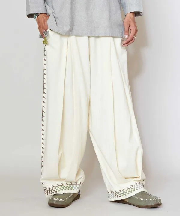 Men's Bohemian Barrel Leg Pants