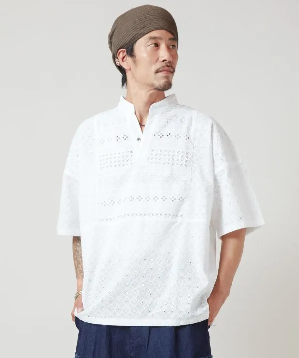 Men??s Schiffli Embroidered Kurta