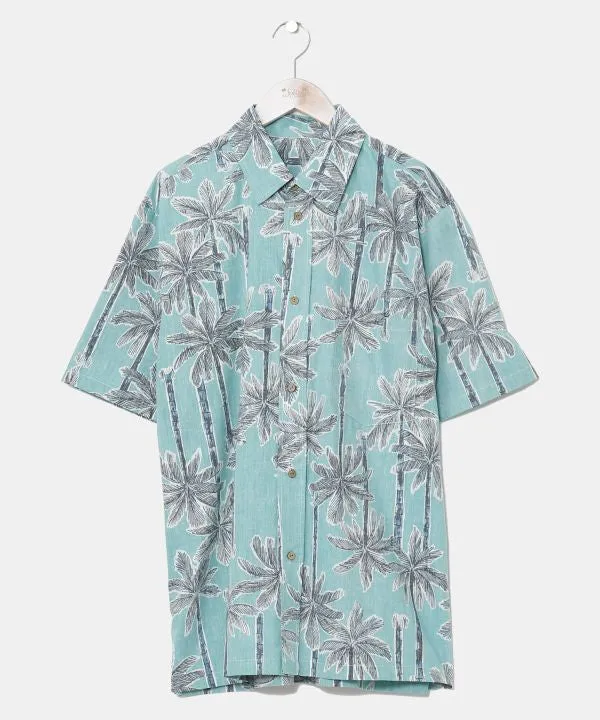 Men's Vintage Like Botanical Hawaiian Shirt