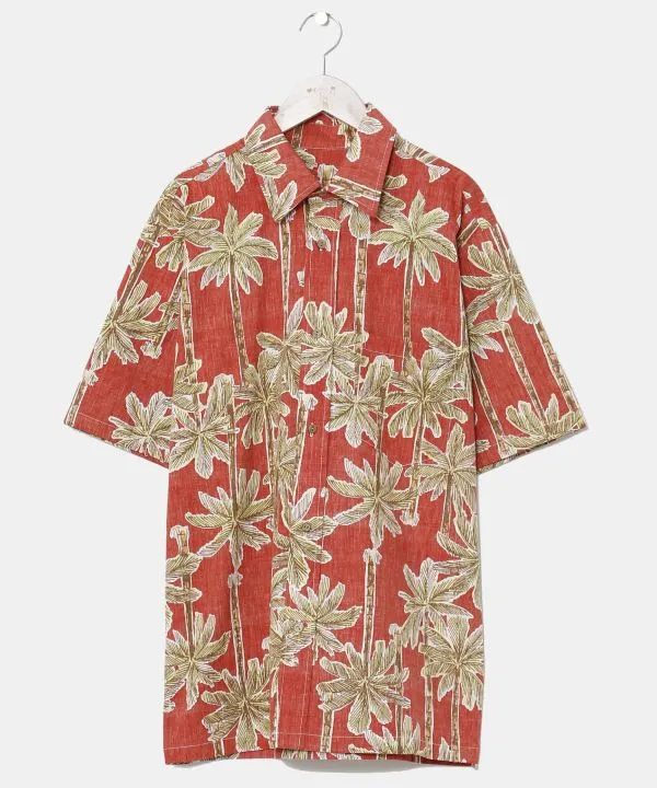 Men's Vintage Like Botanical Hawaiian Shirt