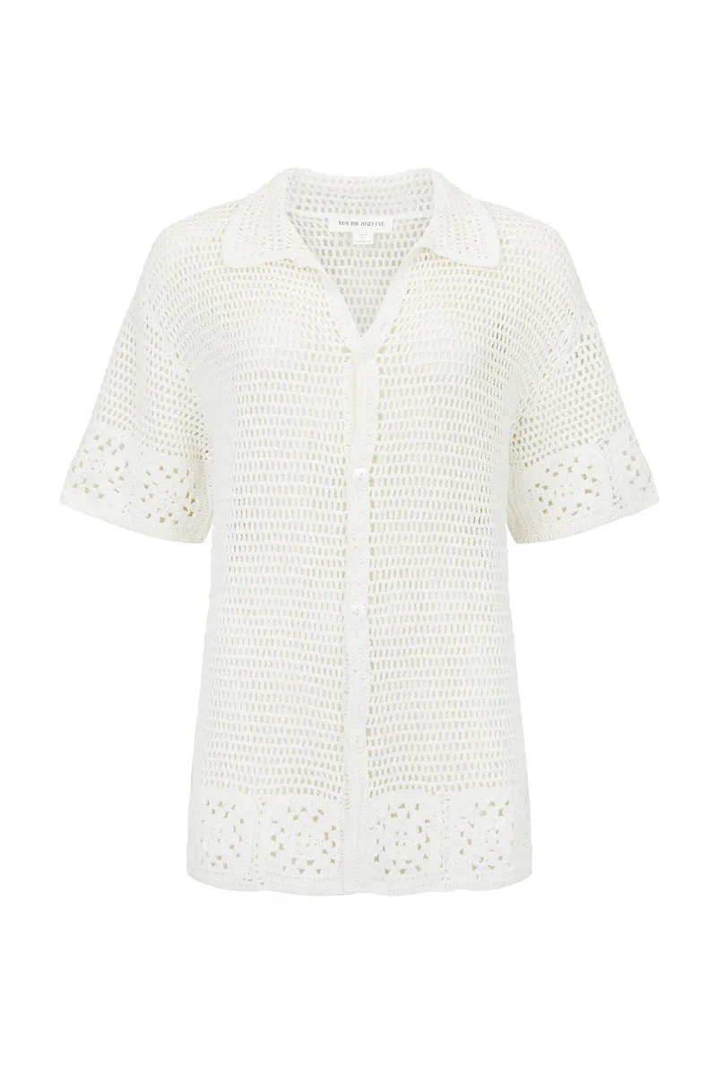 MOON PHASES SHIRT - OFFWHITE