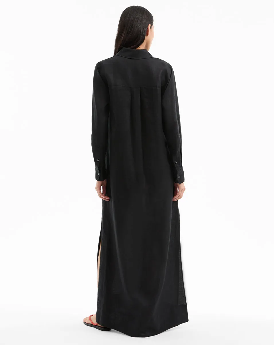 Moore Linen Maxi Dress