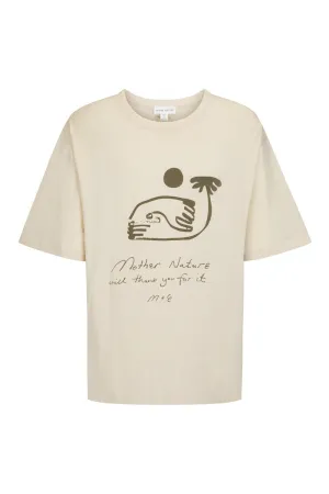 NATURE THANK YOU TEE - CREAM