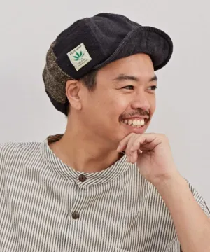 Nepalese Hemp x Cotton Patchwork Cap