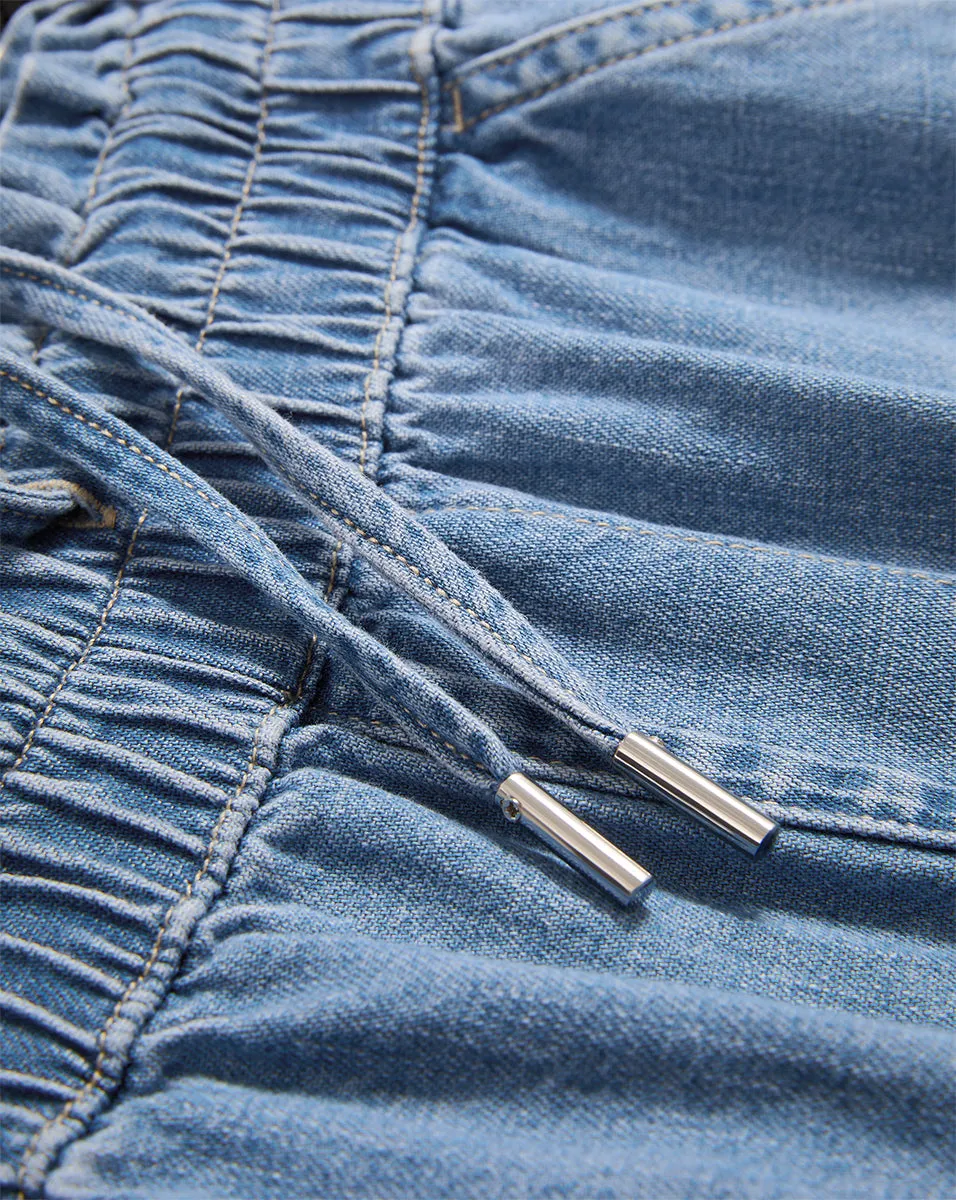 Nessie Denim Drawstring Short