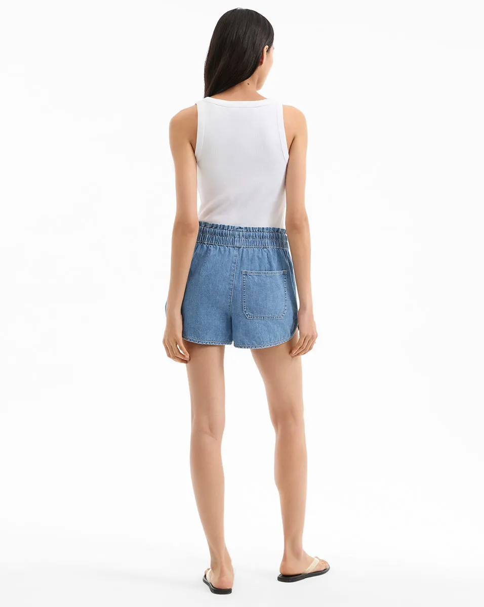 Nessie Denim Drawstring Short