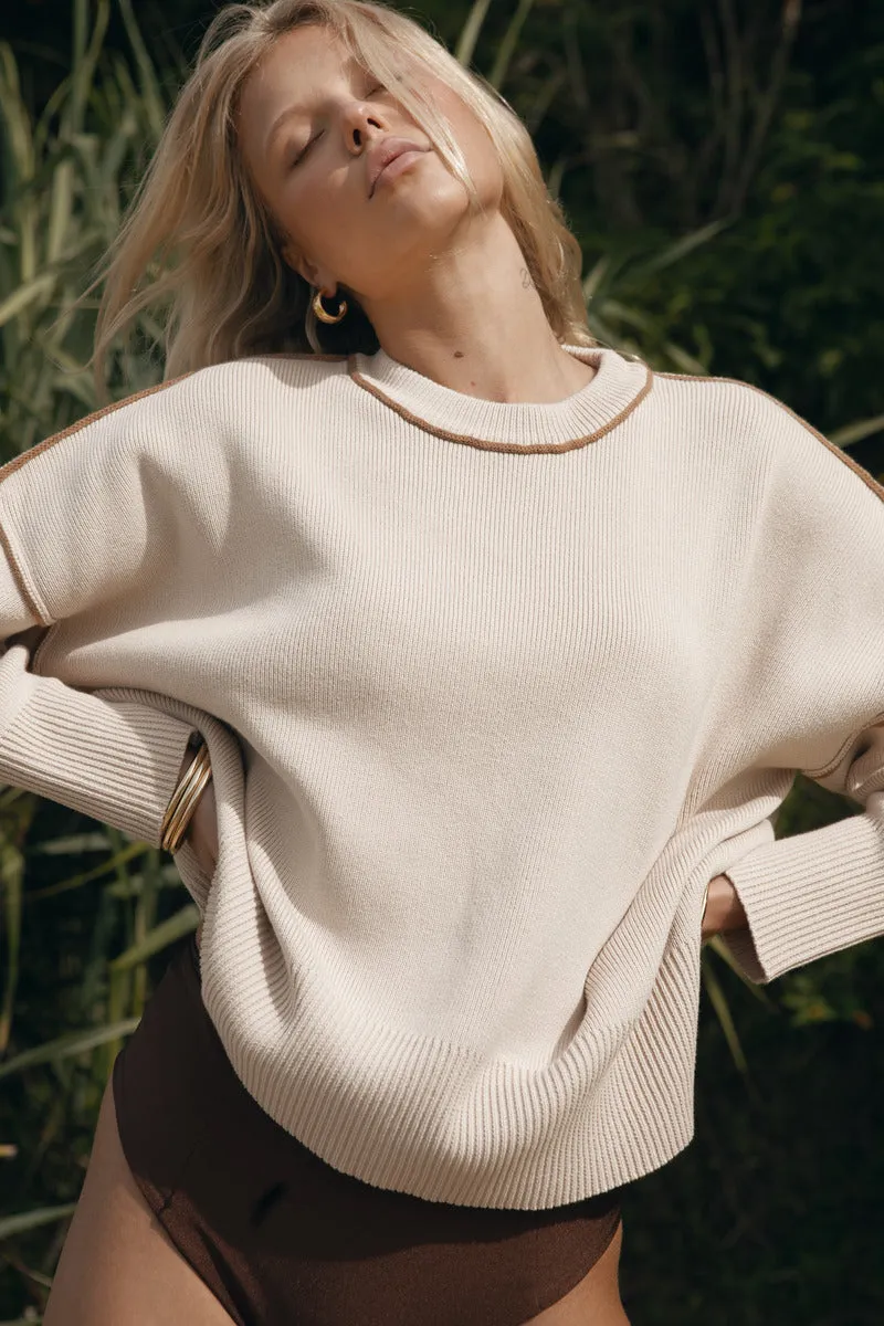 NEW CONNECTION JUMPER - NATURAL